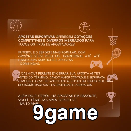 Imagem sobre apostas esportivas no 9game, com esportes variados.