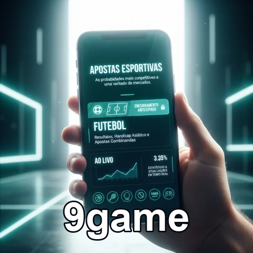 Jogador usando o app 9game para apostas em slots VIP.