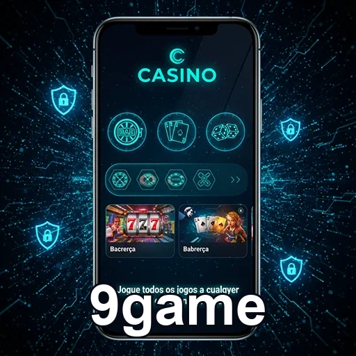 Interface de jogos VIP na plataforma 9game em smartphone.