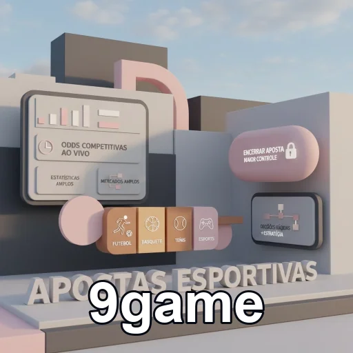 Imagem ilustrativa da 9game com informações de apostas esportivas.