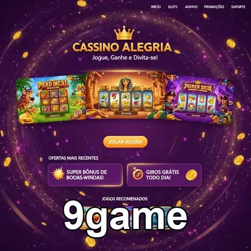 Tela do aplicativo 9game mostrando jogos VIP em destaque.