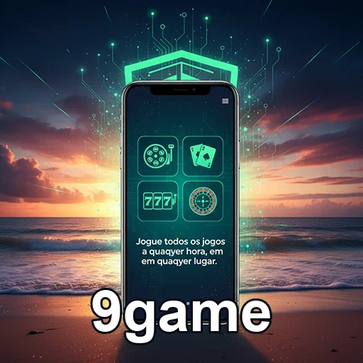 Teléfono exibindo jogos de slot com bônus VIP no 9game.