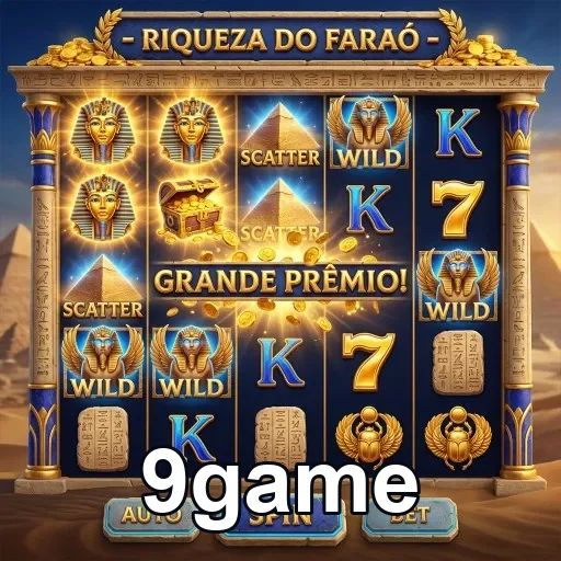 Slots do cassino online 9game com prêmios em destaque.