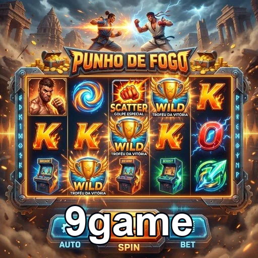 Tela do jogo 'Punho de Fogo' no app 9game.